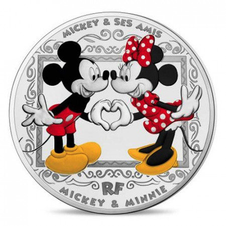 2018 * 10 Euro FRANCE "Mickey Mouse and Minnie" BE
