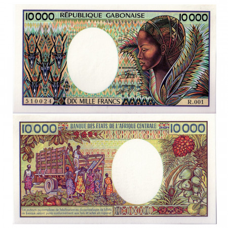 1984 * Billet Gabon 10000 francs NEUF