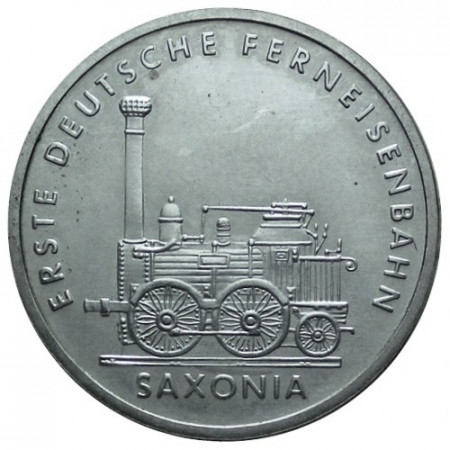 1988 A * 5 Mark ALLEMAGNE RDA République Démocratique "150e Première Locomotive" (KM 120) UNC