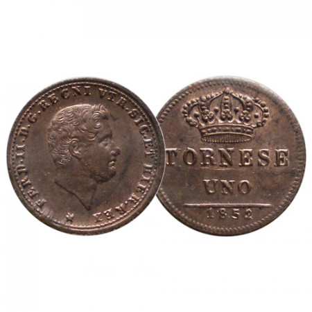 1852 * 1 Tornese Italie - Deux-Siciles "Naples - Ferdinand II" (KM 358) FDC