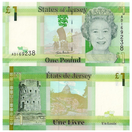 ND (2010) * Billet États de Jersey 1 Pound (p32) NEUF