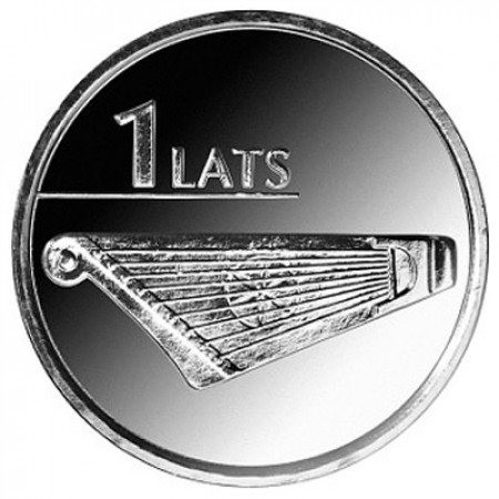 2013 * 1 Lats Letonia Kokle