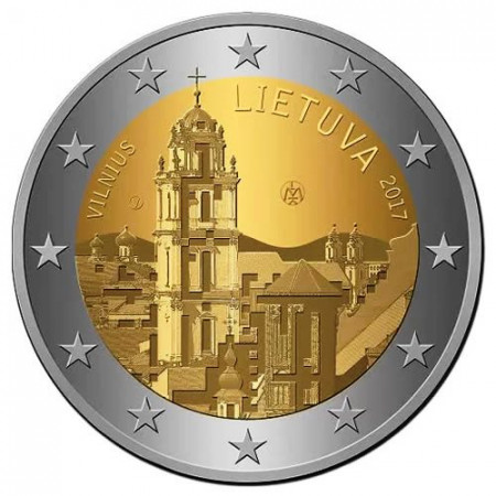 2017 * 2 Euro LITUANIE "Vilnius - Capitale de la Culture et de l'Art" UNC