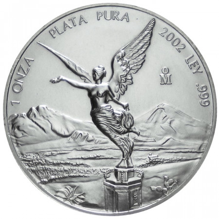 2002 * Mexique 1 OZ Once en argent Libertad