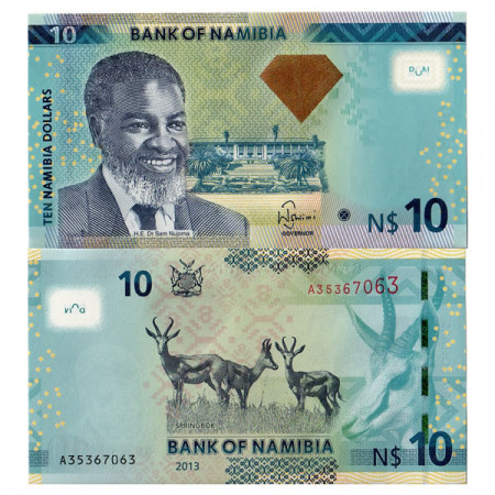 2013 * Billet Namibie 10 N Dollars "Dr. Sam Nujoma" (p11b) NEUF