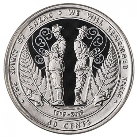 2015 * 50 Cents Nouvelle-Zélande "The Spirit of Anzac"