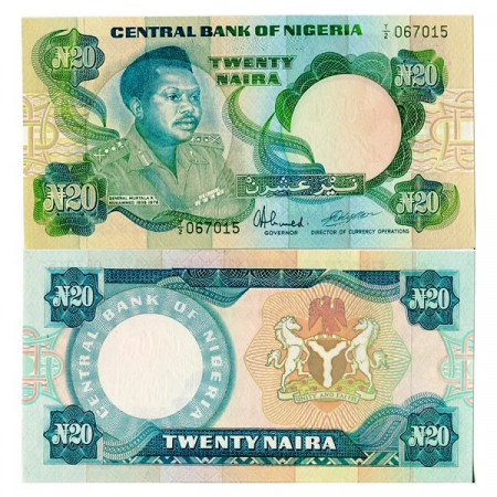 ND (1984-) * Billet Nigeria 20 Naira "M Muhammed" (p26d) NEUF