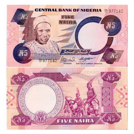 ND (1984-) * Billet Nigeria 5 Naira "Sir AT Balewa" (p24e) NEUF