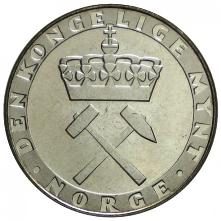 1986 * 5 Kroner Norvège "300e Anniversaire de la Monnaie" (KM 428) UNC