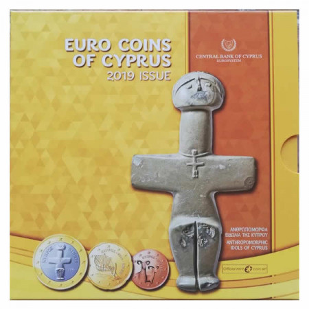 2019 * CHYPRE Coffret Officiel Euro "Idole de Pomos" BU