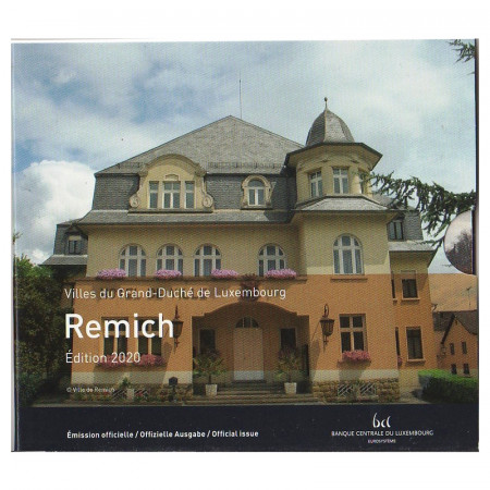 2020 * LUXEMBOURG Coffret Officiel Euro "Remich" BU