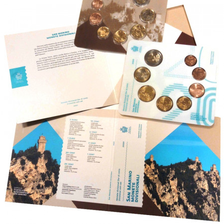 2020 * SAINT MARIN Coffret Officiel Euro "Trois Tours de Saint-Marin" BU