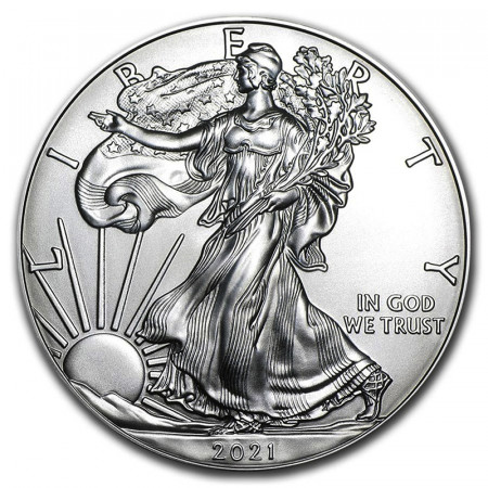 2021 * 1 Dollar Argent 1 OZ États-Unis "Liberty - Silver Eagle" FDC