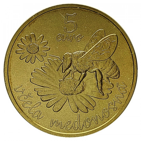 2021 * 5 Euro SLOVAQUIE "Abeille Européenne - Apis Mellifera" UNC