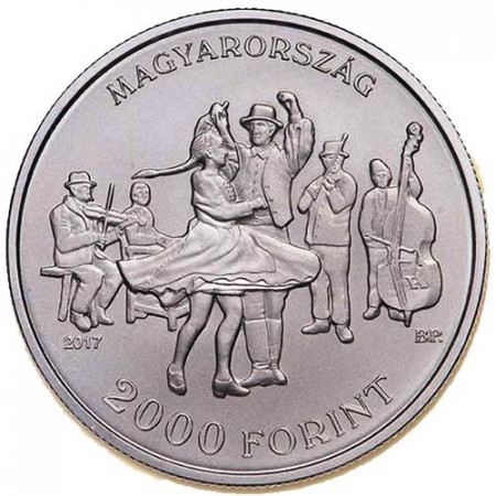 2017 * 2000 Forint Hongrie "125e Naissance de László Lajtha” BU