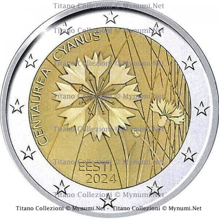2024 * 2 Euro ESTONIE "Bleuet" UNC