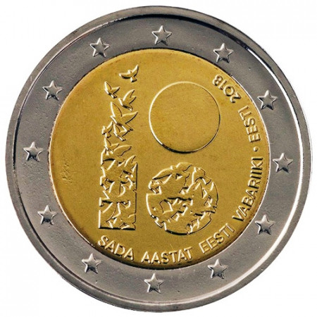 2018 * 2 Euro ESTONIE "Centenaire de la République" UNC