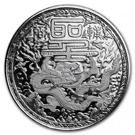 2018 * 500 Francs 1 OZ Cameroun "Imperial Dragon" BU