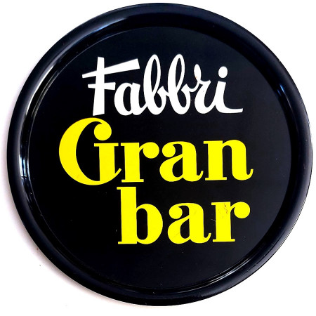 1960ca * Plateau en Étain "FABBRI - Gran Bar" Italie (A-)