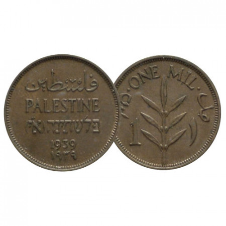 1939 * 1 Mil Palestine "Mandat Britannique" (KM 1) SUP