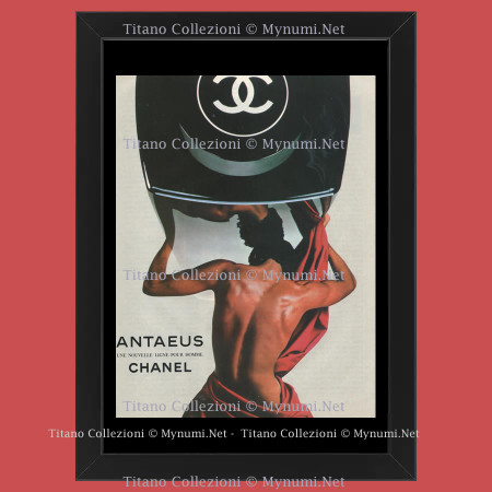 Ans 80 * Publicité Original "Chanel, Antaeus" Cadre