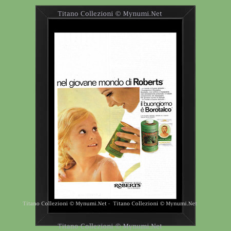 Ans 60 * Publicité Original "Nel Giovane Mondo di Roberts, Bimba Bionda " Cadre