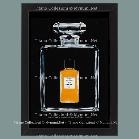 Ans 80 * Publicité Originale 'Chanel N5 - Eau de Toilette, Directement DerivÃ¨e du Parfum'  dans Cadre