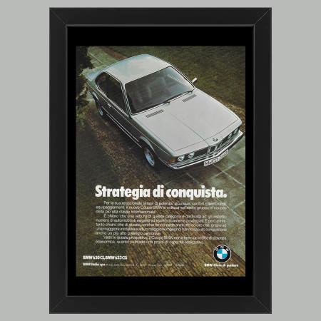 Ans 70 * Publicité Original "BMW, 630CS 633 CSI" Cadre