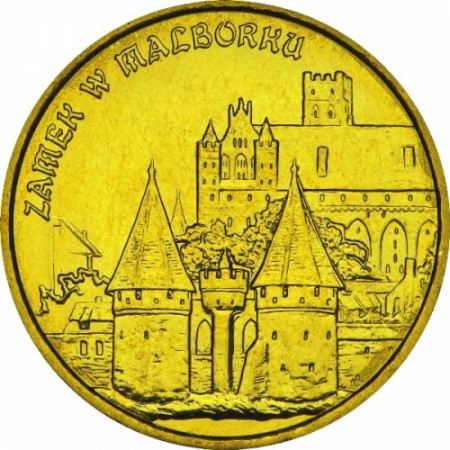 2002 * 2 zlote Pologne - Château de Malbork