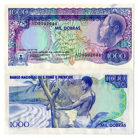 1989 * Billet Sao Tomé-et-Principe 1000 Dobras (p62) NEUF