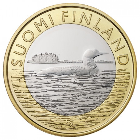 2014 * 5 euro FINLANDE Le Plongeon du Savonie