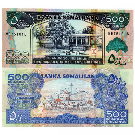 2011 * Billet Somaliland 500 Shillings (p6h) NEUF