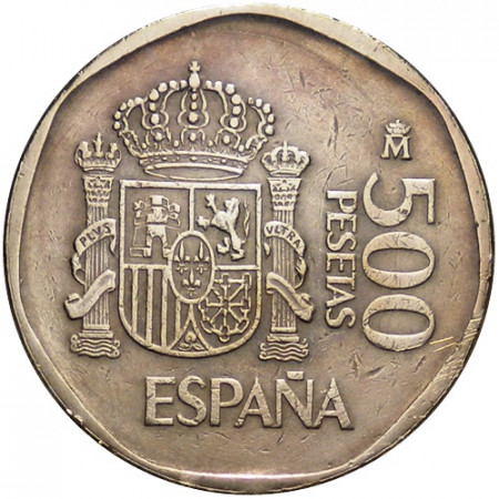 DA (1987-90) * 500 Pesetas Espagne "Juan Carlos I y Sofia" (KM 831) TTB-CIRC