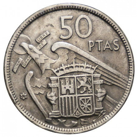 DA (1958-75) * 50 Pesetas Espagne "Francisco Franco – Caudillo" (KM 788) TTB-CIRC