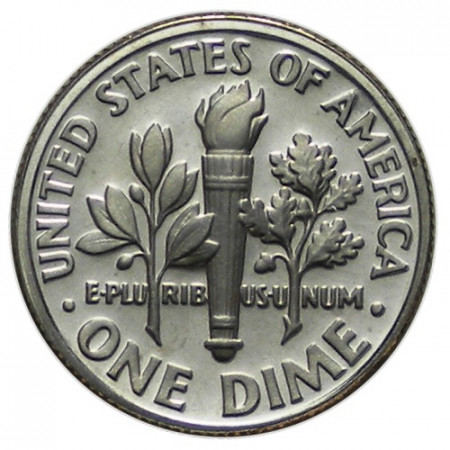 1989 S * 10 Cents (Dime) Dollar États-Unis "FD Roosevelt" (KM 195a) BE