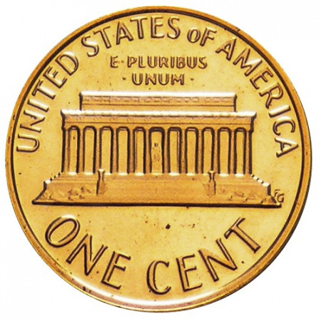 1976 S * 1 Centime de Dollar États-Unis "Lincoln Memorial" (KM 201) BE