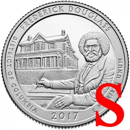 2017 * Quart de Dollar (25 Cents) États-Unis "Frederick Douglass - District of Columbia" S