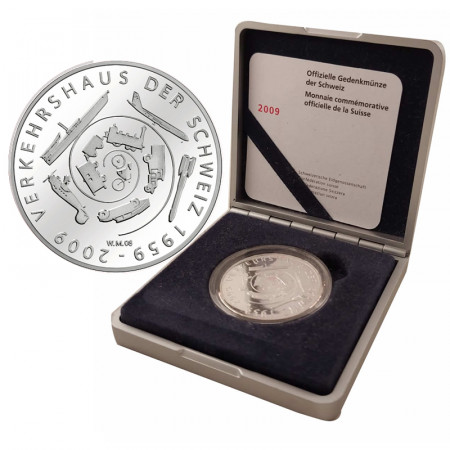 2009 * 20 Francs Argent Suisse "Swiss Transportation Museum"  (KM 131) BE