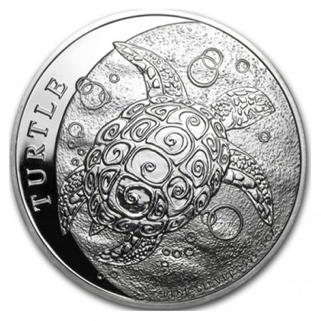 2014 * 2 Dollars en argent 1 OZ Nouvelle-Zélande Tortue TAKU