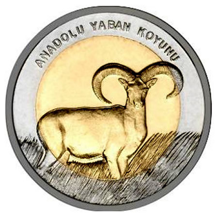 2015 * 1 Livre Turquie "Mouflon Canadien"