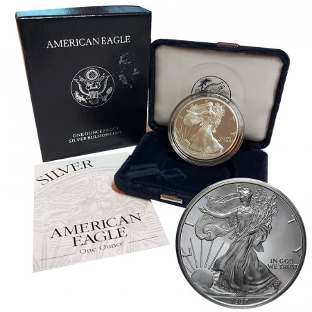 1997 P * 1 Dollar Argent 1 OZ États-Unis "Liberty - Silver Eagle - Philadelphia" BE