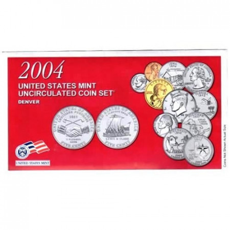 2004 * États-Unis Coffret Officiel BU-FDC (D)