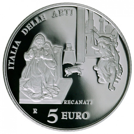 2016 * 5 Euro ITALIE "Marche - Recanati" BE