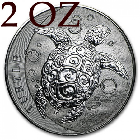 2016 * 5 Dollars Argent 2 OZ Niue - Nouvelle-Zélande "Tortue TAKU" BU