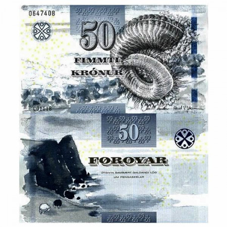 2011 * Billet Îles Féroé - Faroe Islands 50 Kronur "Ram's Horn" (p29) NEUF