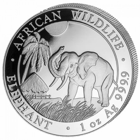 2017 * 100 Shillings 1 OZ Somalie "Éléphant" BU