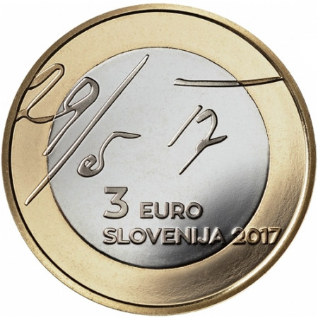 2017 * 3 Euro SLOVENIE "Déclaration de Mai" UNC