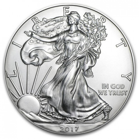 2017 * 1 Dollar Argent 1 OZ États-Unis "Liberty - Silver Eagle" FDC