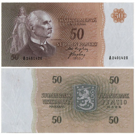1963 * Billet Finlande 50 Markkaa "KJ Ståhlberg" (p101a) SUP