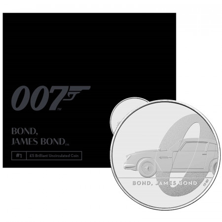 2020 * 5 Pounds Grande-Bretagne "007 James Bond - Aston Martin DB5" FDC